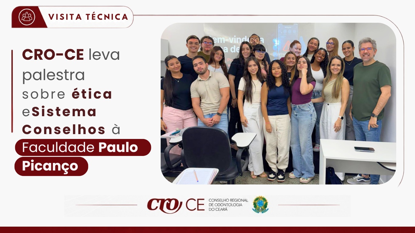 CRO-CE leva palestra sobre ética e Sistema Conselhos à Faculdade Paulo Picanço